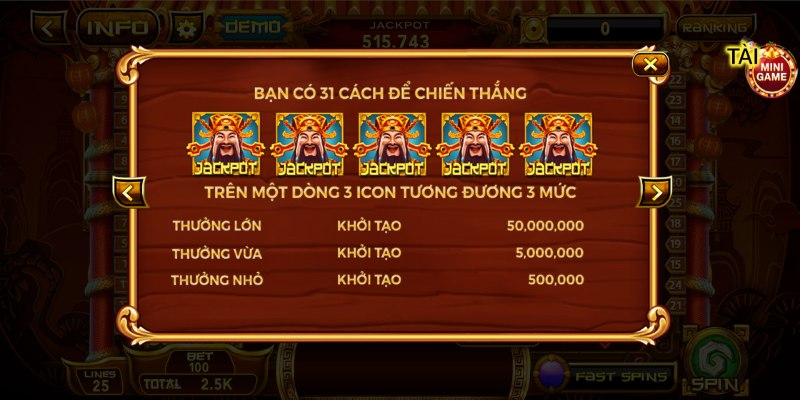 Game slot về Thần Tài tại V9bet đã thu hút không ít người chơi truy cập